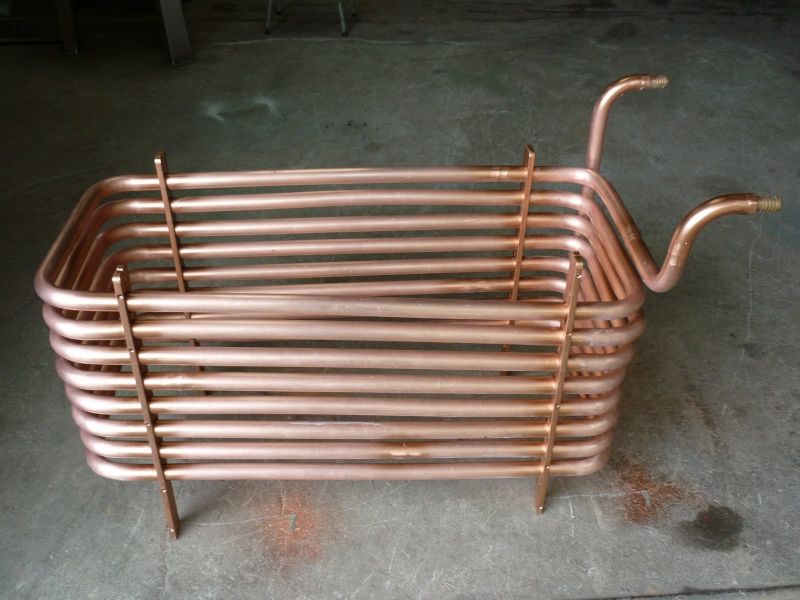 Fabricação de serpentina de cobre