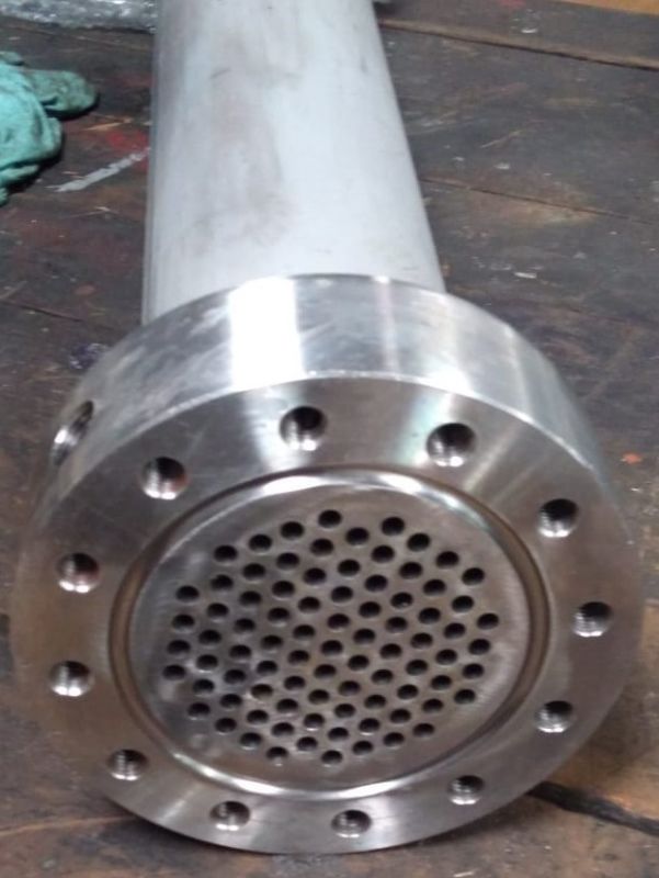 Trocador de calor casco tubo em aço inox